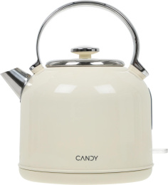 Чайник электрический Candy CK-205, 1.7л, нержавеющая сталь