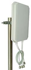 Антенна/ Directional Antenna,2400~2500MHz&4900~5950MHz,10dBi@2.4GHz&10dBi@5GHz,Vertical@40°&Horizon@40°,20W,N-J Type