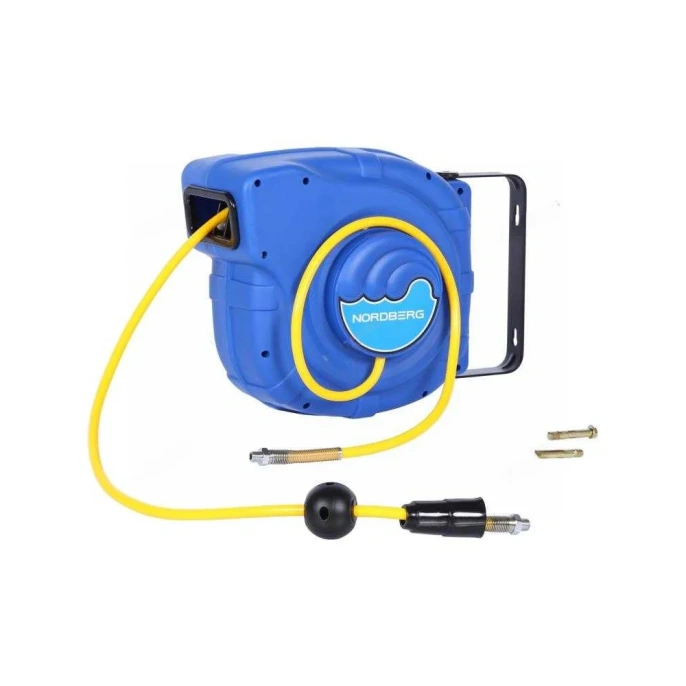 Шланг воздушный NORDBERG на катушке ПВХ диам, 8x12мм 25+1 м 26 м HR0825HPVC
