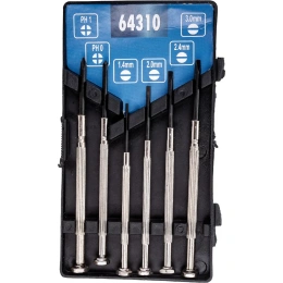 Набор отверток 6 предметов для прецизионных работ TOYA 64310