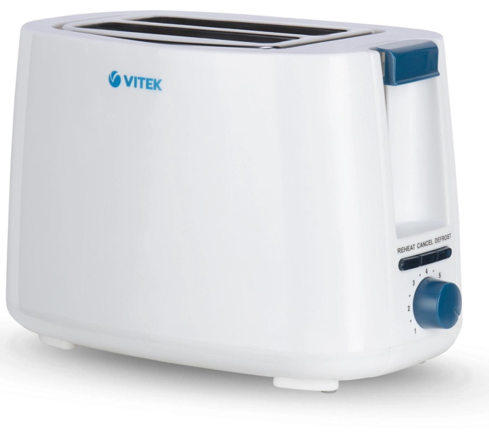 Тостер Vitek VT-1577 750Вт белый