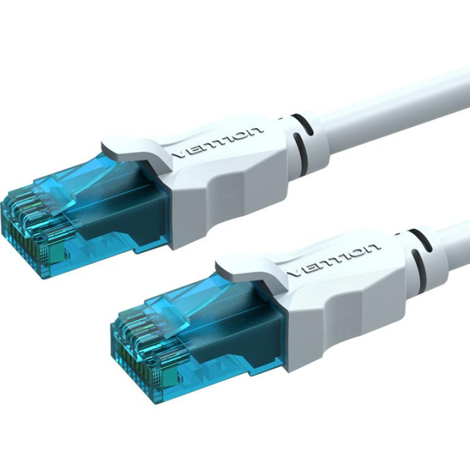 Патч-корд Vention прямой UTP cat.5е, RJ45 - 1м. Серый VAP-A10-S100