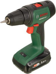 Дрель-шуруповерт Bosch UniversalDrill 18V аккум. патрон:быстрозажимной кейс в комплекте 06039D4002