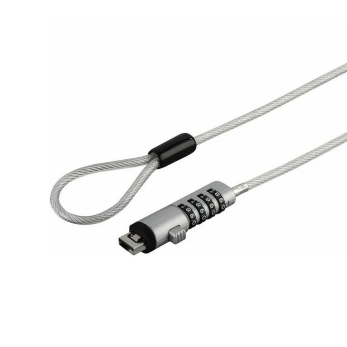 Замок HAMA H-54117 для ноутбука серебристый [00054117]