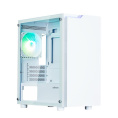 Корпус MicroATX Без БП Zalman T4 Plus White Tempered Glass, 2xUSB 2.0, 2xUSB-A 3.2 5Гбит/с, 1x120mm ARGB FAN, HD Audio+Mic, 1x3.5", 2*2.5", VGA MAX 320mm, CPU MAX 157mm White
