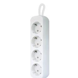 Сетевой удлинитель Defender E430, 3м, белый [99226]