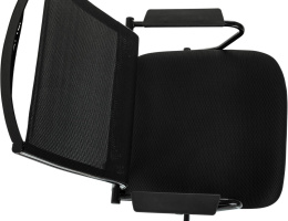 Кресло руководителя Бюрократ CH Balance, сетка/ткань, до 150кг, черный