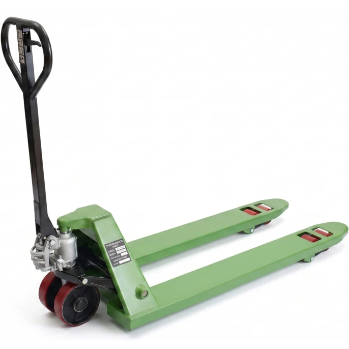 Гидравлическая тележка EURO-LIFT JD02 г/п 2.5 т, L 1150 мм, B 550 мм, П/У колеса 00-00004685