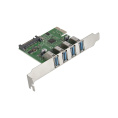 Контроллер ExeGate EXE-314 PCI-E x1 v2.0, 4*USB3.0 ext., разъем доп.питания SATA 15pin, VIA Labs Chipset VL805 EX283716RUS