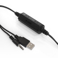 Акустическая система 2.0 ExeGate Disco 120 (питание USB, 2х3Вт (6Вт RMS), 100-20000Гц, черный, Color Box) EX287054RUS