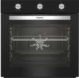 Духовой шкаф Электрический Hotpoint HETF 614 JH BL черный