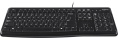Клавиатура Logitech K120 for Business |920-002522| черная, офисная, 104 клавиши, защита от воды, USB 1,5м, brown box, 021419