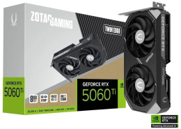 Видеокарта Zotac RTX5060Ti TWIN EDGE 8GB GDDR7 128bit 3xDP HDMI 2FAN MEDIUM PACK ZT-B50610E-10M