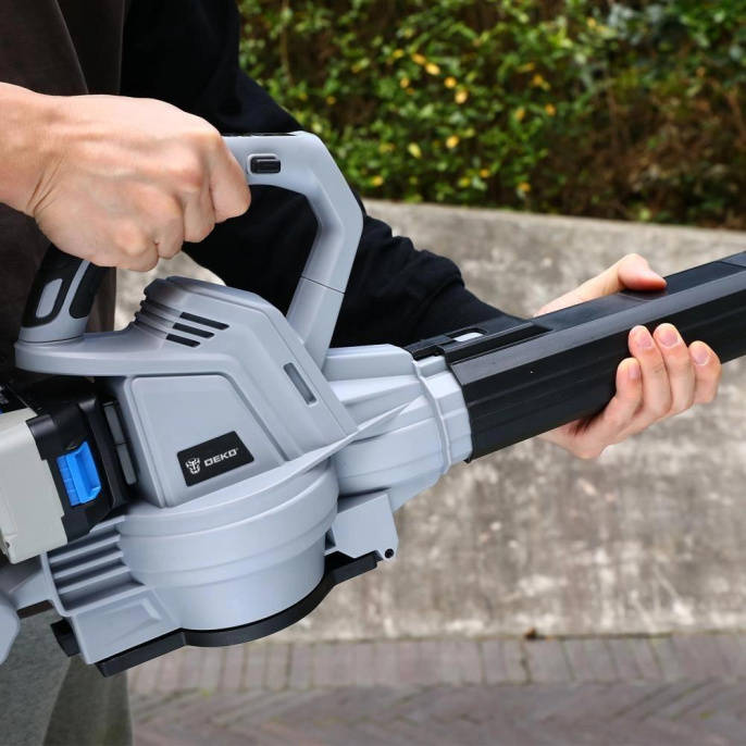 Воздуходувка-пылесос Deko DKBL22 20Вт оранжевый/черный