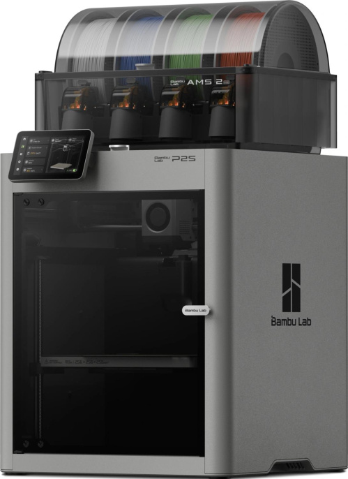 Принтер 3D Bambu Lab P2S Combo 256x256x256мм ABS/PLA/PETG/ASA/Carbon/Glassfiber/TPU 10мкм (PF004-U+SA007-EU1)