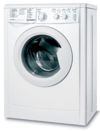 Стиральная машина суперузкая Indesit IWUC 4105, с фронтальной загрузкой, 4кг, 1000об/мин