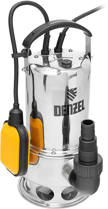 Насос дренажный Denzel DPL800X 800Вт 16500л/час 97324