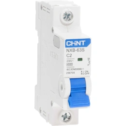 Автоматический выключатель CHINT NXB-63S 1P 2А 4.5kA характеристика C R 296705