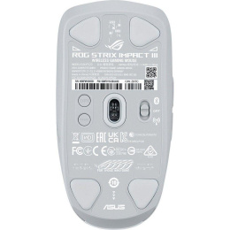 Мышь ASUS ROG STRIX IMPACT III WIRELESS, 57g, 2.4GHz RF, Bluetooth, 36K DPI Sensor, 5 Programmable Button, White 90MP03D0-BMUA10