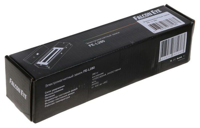 Замок электромагнитный FALCON EYE FE-L280, серебристый