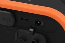 Электростанция портативная TopON TOP-X100 96000mAh 3A QC3.0 3xUSB черный/оранжевый чехол в комплект
