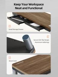 Подставка CABLETIME CSM1G (CT-MRH01-AG) с концентратором 9-в-1