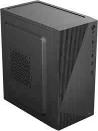 Корпус Accord ACC-XA09 черный без БП mATX 1x80mm 1x120mm 2xUSB2.0 1xUSB3.0 audio bott PSU