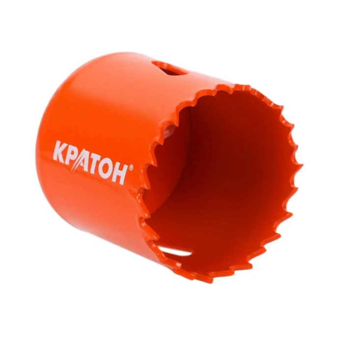 Коронка универсальная биметаллическая Кратон ф44 мм. 1 04 06 008