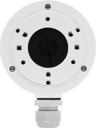 Hikvision DS-1280ZJ-XS Монтажная коробка, белая, алюминий, Ф100x43.2x129мм