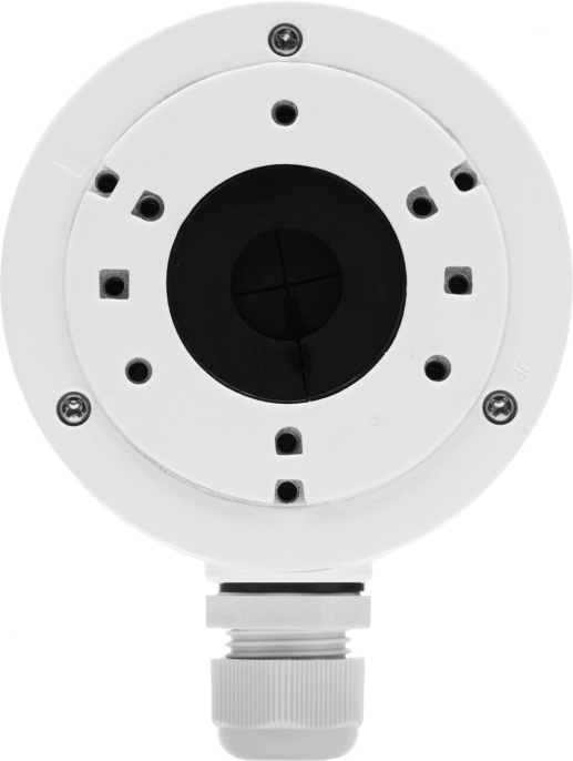 Hikvision DS-1280ZJ-XS Монтажная коробка, белая, алюминий, Ф100x43.2x129мм