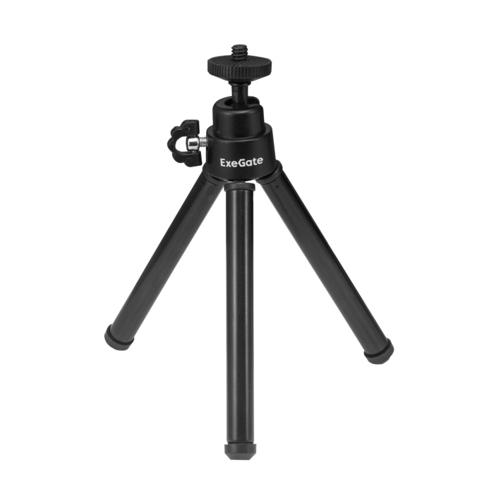 Веб-камера широкоугольная ExeGate Stream C940 Wide 2K AF T-Tripod (4Мп, 2560x1440, 30fps, H.264, автоматический фокус, защитная шторка, штатив Tripod Tele Ball в комплекте, широкоугольный 4-линзовый (стекло) объектив 89°, микрофон с шумоподавлением, униве