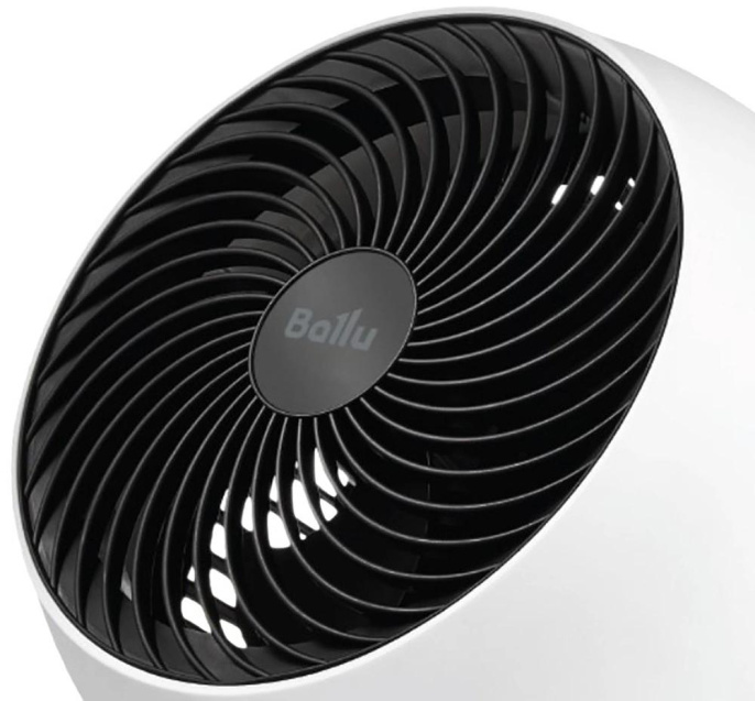 Вентилятор настольный Ballu BFT-135W 35Вт скоростей:3 белый/черный упак.:1шт