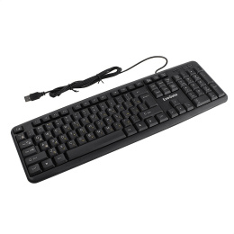 Клавиатура ExeGate Professional Standard LY-331L2-OEM (USB, полноразмерная, влагозащищенная, 104кл., Enter большой, длина кабеля 2,2м, черная, brown box) EX279939RUS