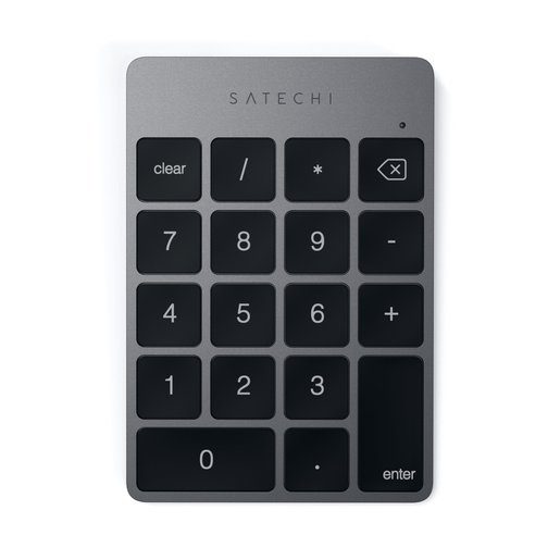 Беспроводной цифровой блок клавиатуры Satechi USB-C Aluminum Slim Keypad Numpad. Цвет: серый космос