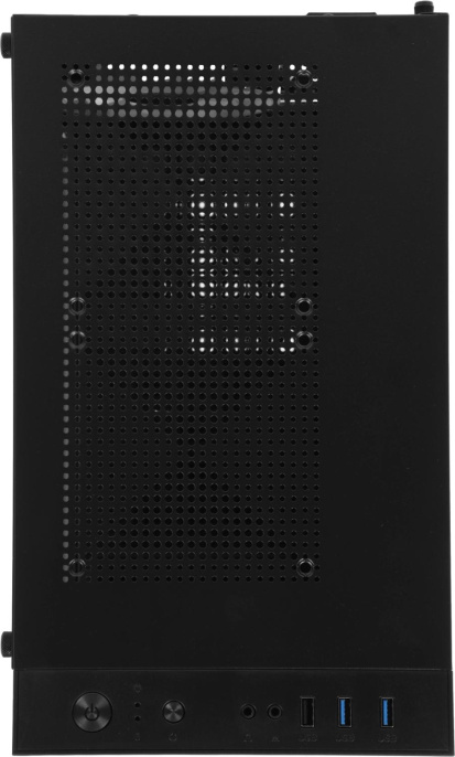Корпус mATX Aerocool Atomic Lite-G-BK-v2, Mini-Tower, без БП, черный [accs-pv33123.11]