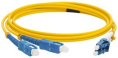 Оптический патч-корд 2 волокна LC-SC 9/125 SM LANMASTER LAN-2LC-2SC/SU-2.0