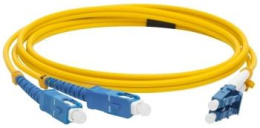 Оптический патч-корд 2 волокна LC-SC 9/125 SM LANMASTER LAN-2LC-2SC/SU-2.0