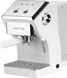 Кофеварка GALAXY LINE GL 0756, рожковая, белый [гл0756лбел]