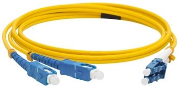 Оптический патч-корд 2 волокна LC-SC 9/125 SM LANMASTER LAN-2LC-2SC/SU-2.0