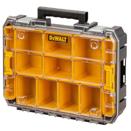 Органайзер DeWalt DWST82968-1 назначение системы хранения: для фурнитуры, количество секций: 10, объем главного отделения: 7.8л, грузоподъемность: 20кг, класс защиты: IP54