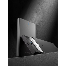 Внешний корпус Vention для HDD/SSD 2.5" USB 3.0 Mirco-B Черный (KPAB0)