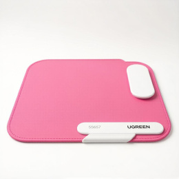 Коврик для мышки с поддержкой запястья UGREEN LP668 55057 Ergonomic Mouse Pad with Wrist Rest. Цвет: розовый 55057_