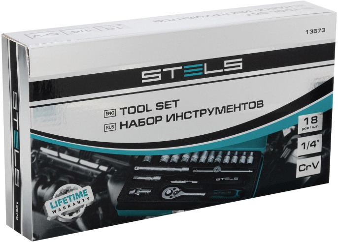 Набор инструментов STELS 13573,  18 предметов