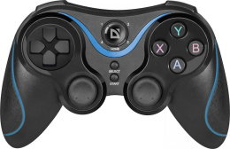 Геймпад беспроводной Defender Blaster черный, держатель для смартфона/кабель USB [64283]