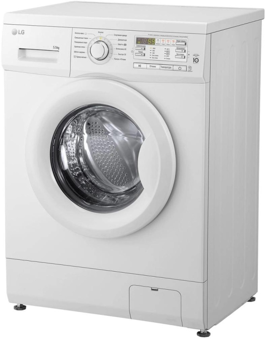 Стиральная машина LG F10B8MD, с фронтальной загрузкой, 5.5кг, 1000об/мин, инверторная