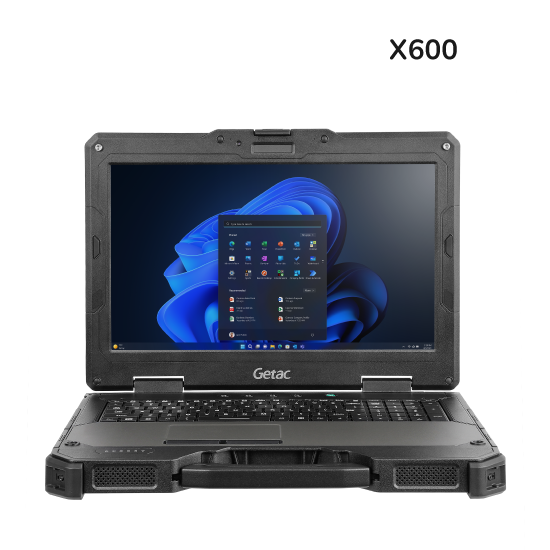 Ноутбук GETAC X600 XR8169GHBDCA Intel Core i7-11850HE vPro, 15.6" + w/ Webcam, 16GB RAM, 1TB PCIe SSD, VGA GTX1650 W, Membrane Backlit KBD, WIFI+ BT, RS232 x 1 + RJ45 x 2 + VGA + Thunderbolt 4, Battery 75Wh x 2, Smart card reader