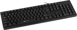 Клавиатура Oklick 100M HW3, USB, мембранная, черный [654570]