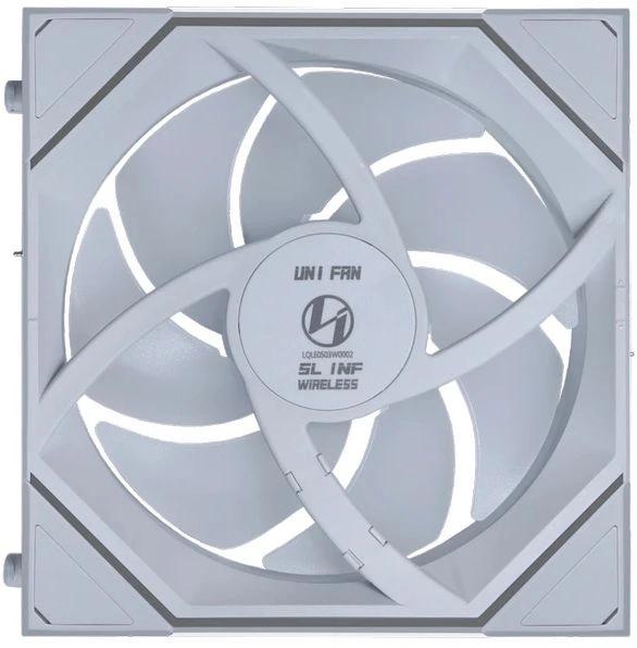 Вентилятор Lian Li Uni Fan SL-INF Wireless 120 Reverse, 120мм, 4-pin, 2200об/мин, 32.2 дБ, ARGB, белый, Ret [g99.12rslin1w1w.r0]