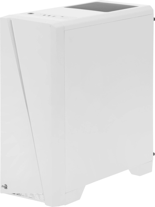Корпус ATX Aerocool Cylon, Midi-Tower, без БП, белый [cylon wh]