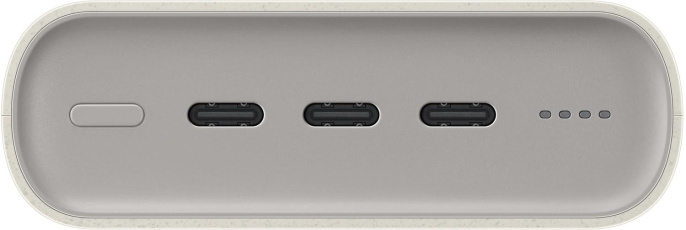 Мобильный аккумулятор Samsung EB-P4520 20000mAh PD3.0 45W 4A 3xUSB-C бежевый EB-P4520XUEGRU